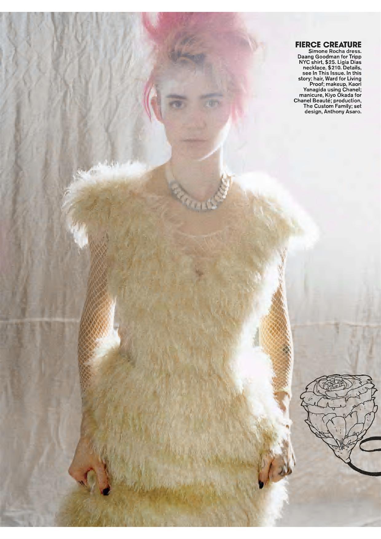 grimes-claireboucher:  Grimes Teen Vogue dec/jan 2014 scans 