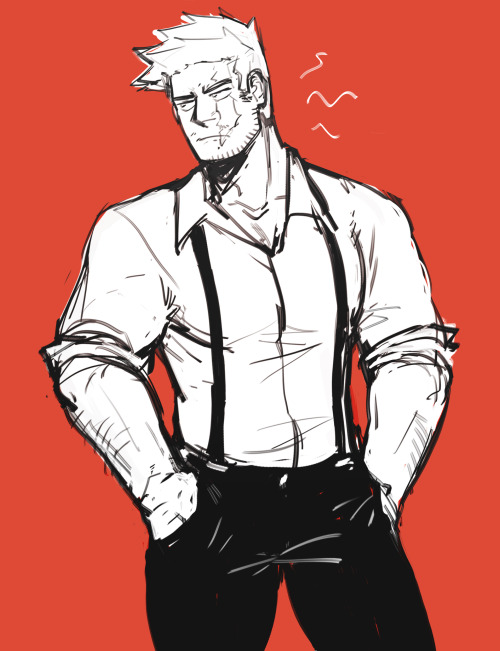 endeavor in suspenders (suspendeavors?)