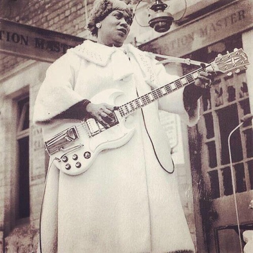 alwaysbewoke:  itwritteninblood:  munksrevolution:  hip-hop-zombie:  slxcc:  alwaysbewoke:  Black creative geniuses like Sister Rosetta Tharpe is why it hurts me that BLACK PEOPLE think Rock & Roll is “white people music.” We invented all of it.