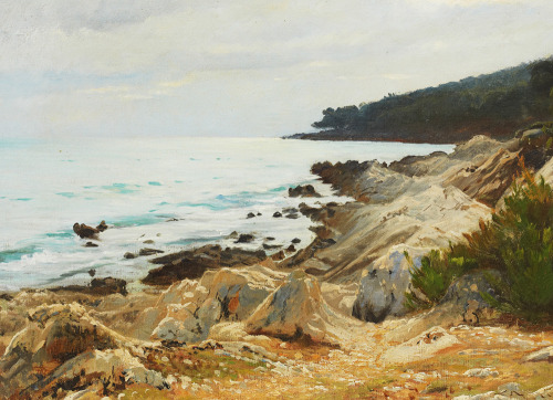 jaded-mandarin:  Christian Zacho. By the Shore, 1885.