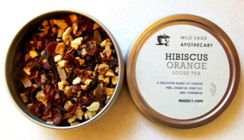 Day 7 of 10 days of tea and punk rock with Wild Sage Apothecary’s Hibiscus Orange tisane featu