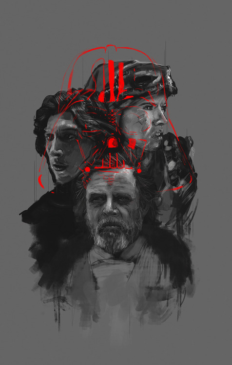 darthluminescent:Star Wars. Generations // by Rafał Rola