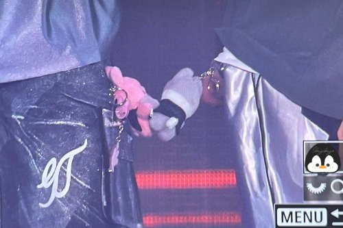 Mini Dwaekki And Mini Wolfchan Holding Hands