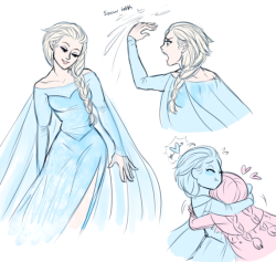 elsa??????? elsaaaa♥ (based her slightly