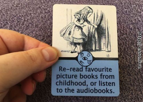 spoonie-living: energysavingselfcare: “Re-read favourite picture books from childhood, or list