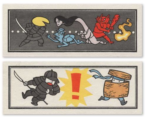 xombiedirge:  Chibi Gaming Woodblock prints by Jed Henry / Tumblr / Store