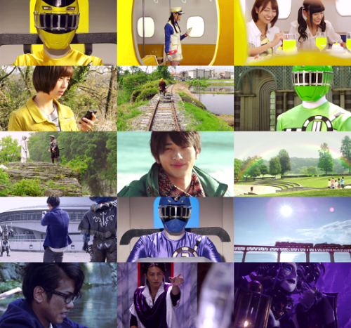 tezukamiyuki: ressha sentai toqger is now departing the station! all aboard!