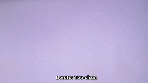 chennyyeo:  Boruto addresses Naruto as “Tou-chan,” while he calls Hinata as “Kaa-chan”
