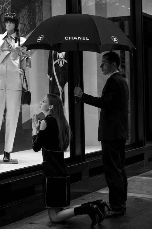 depravedgentlemansguide:  need-to-be-used-hard:  depravedgentlemansguide:  R begs for Chanel in an entirely different manner.    But I’ll bet she still begs on her knees though…  Naturally.