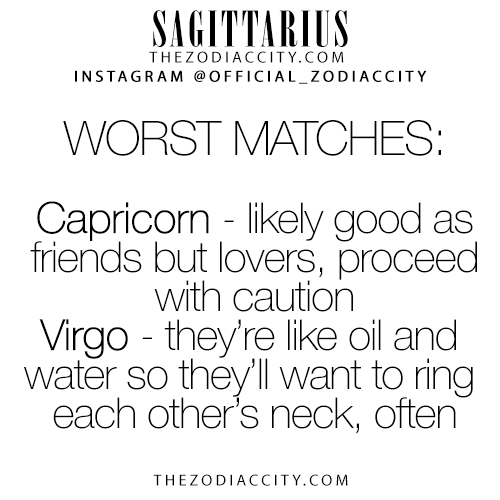 Sagittarius perfect zodiac match