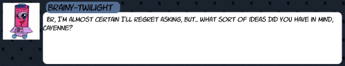 askthecookies:Seriously Cay, your own blog is already underused as it is!  xD! …wait, she has her own separate blog? owo Wat o: