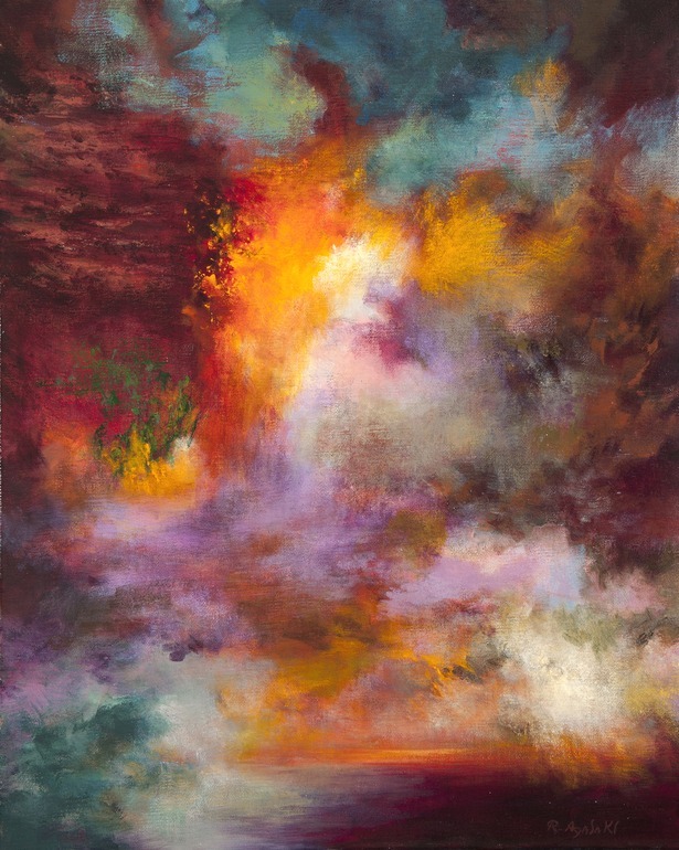 theonlymagicleftisart:  Abstract Paintings by Rikka Ayasaki Website | Facebook |