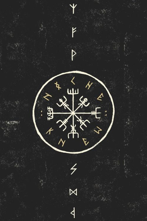 kahankiller: Vegvísir, also known as the Norse Compass. It’s magick keeps you from gett