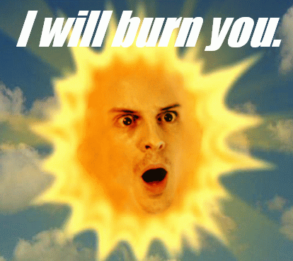 sofapizza:  well i remembered why i don’t go outside in the summer anymore.