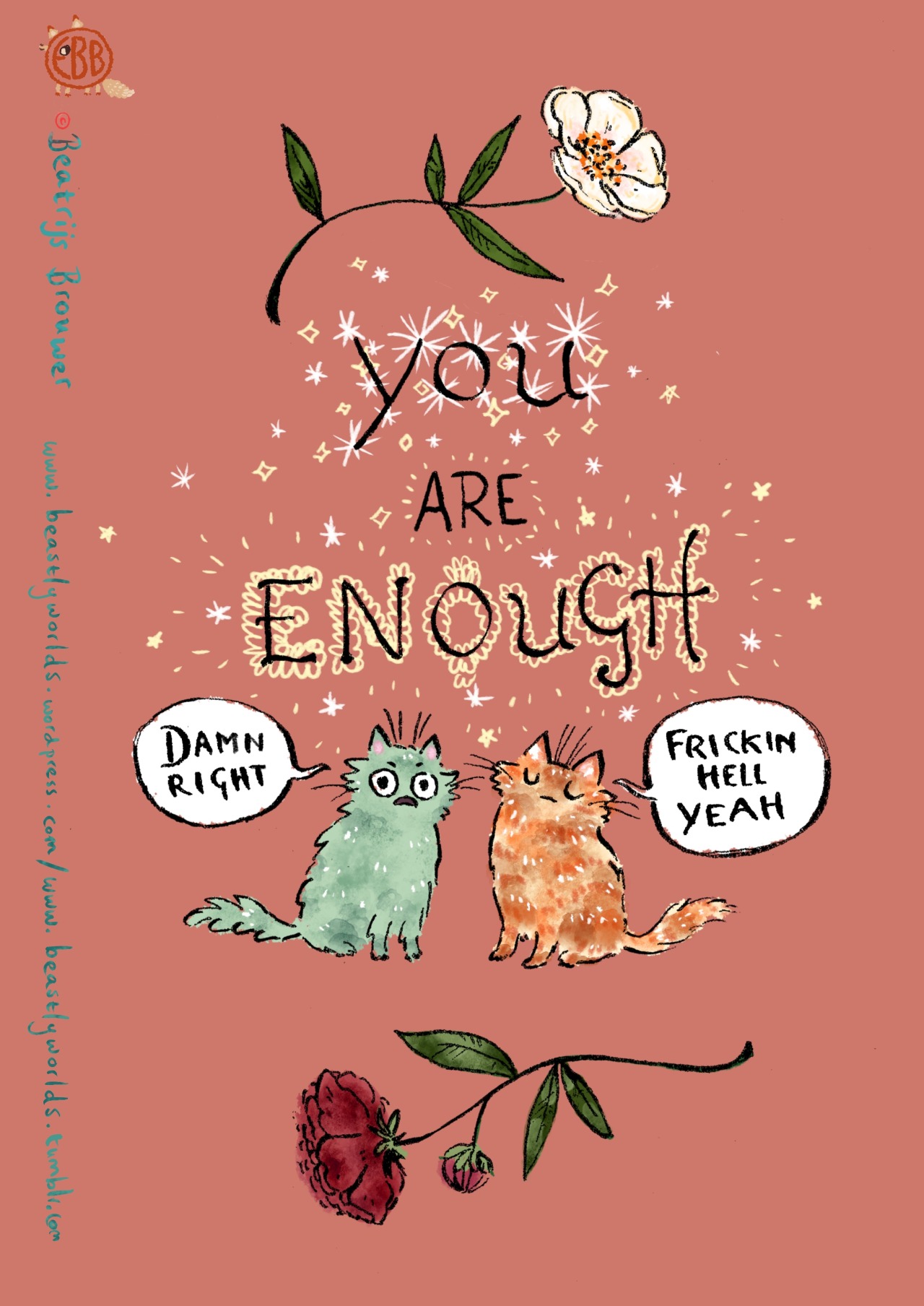 beastlyworlds:  Scruffy cats here to tell you you’re just fine  