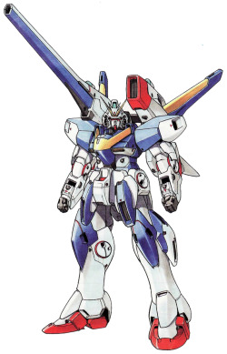 the-three-seconds-warning:LM314V23 Victory 2 Buster Gundam  THE LM314V23 Victory 2 Buster Gundam is a one of several upgrades to the LM314V21 Victory 2 Gundam featured in Mobile Suit Victory Gundam.  Besides the standard armament of the Victory 2 Gundam