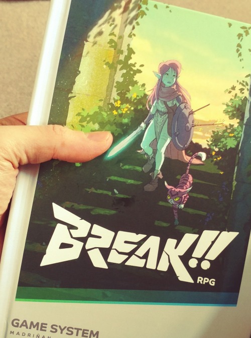 break-rpg:It’s only a test print for editing purposes, but still - we are that much closer to 