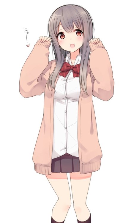 k-ui:  ねこうめ ■すのはら荘2巻7/22さんのツイート: “拙者あざといダボダボカーディガン大好き侍 t.co/tfMR4j4zkK”