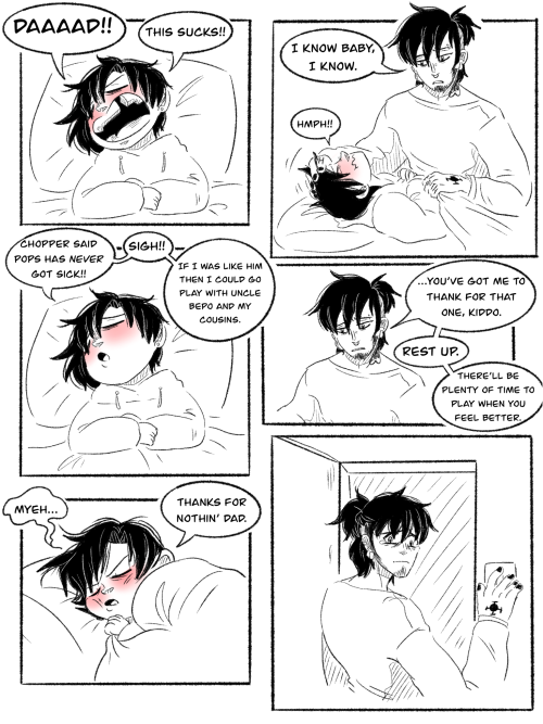 I Am Having Thoughts About Law Being Extremely Worried Any Time Roci Gets Sick, Just Because He Remembers