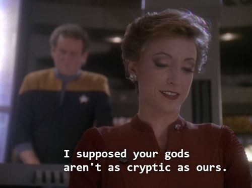 thefingerfuckingfemalefury:part2of3:Star Trek DS9 S04E10: HomefrontEvery time someone tells Worf abo