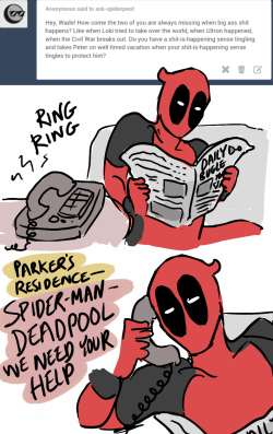 Ask Wade Wilson and Peter Parker!