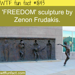 wtf-fun-factss:  &ldquo;Freedom&rdquo; Sculpture by Zenon Fraduakis - WTF fun facts