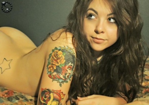 tattooedladiesmetal:  Amber Chaos adult photos