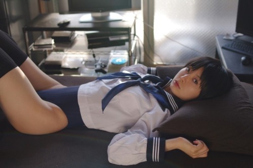 Cute japanese school girls tease