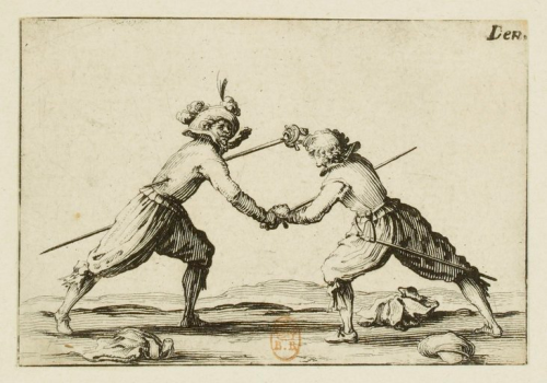 Jacques Callot - A Swordfight (1617)