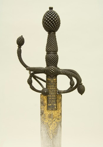 met-armsarmor: Rapier by Daniele der Serravalle, Metropolitan Museum of Art: Arms and ArmorBequest o