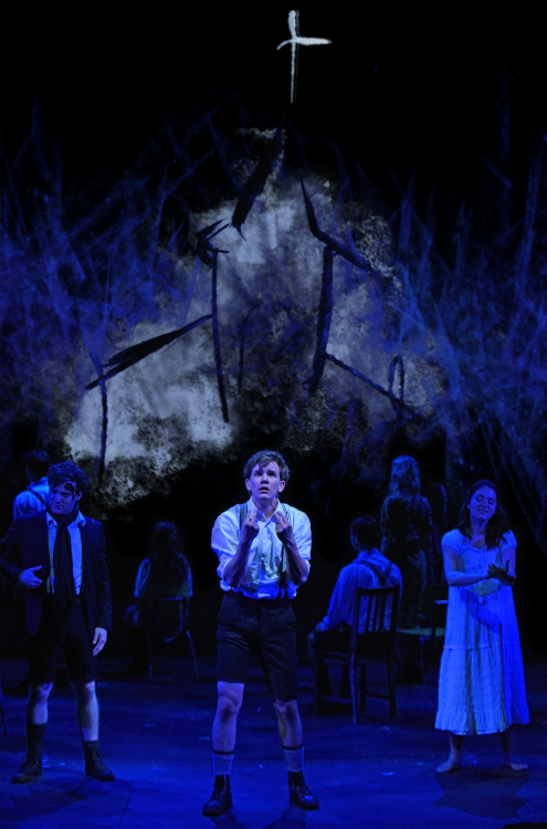 fyeahdeafawakening: Stunning Spring Awakening projections. Get ready Broadway.