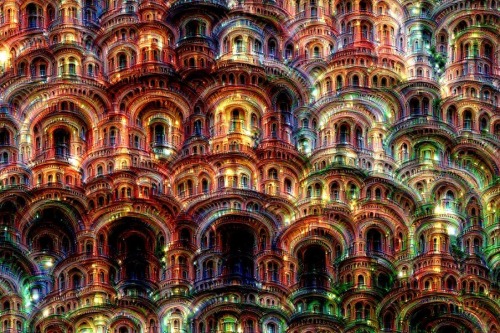 prostheticknowledge:  InceptionismGoogle Research release images related to their work in Neural Networks - just as they are used for image recognition and learning, when they are used for image creation, the results are incredibly surreal:Artificial