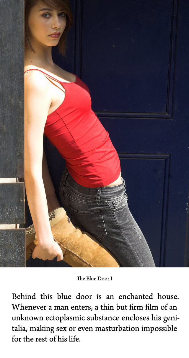 Crossing certain blue doors give you the ability to reach every point in time and
