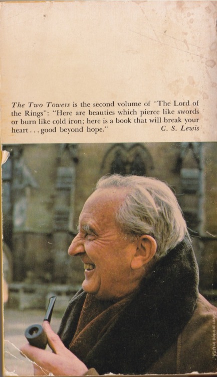 editionalbookcovers: JRR Tolkein, The Lord of the Rings Part Two: The Two Towers Ballantine Books, N