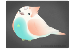 vanillycake:  Pearl Birb  twit twit X3