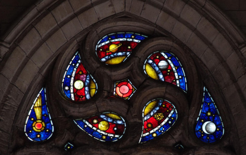 Cosmos window, St Michael&rsquo;s Church, Linlithgow &ndash; by us