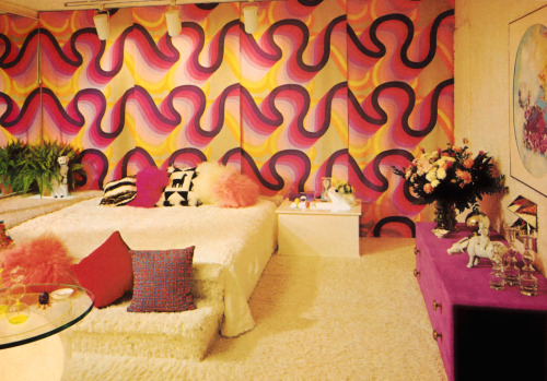 thegikitiki:Groovy Bedroom Decor, 1970s