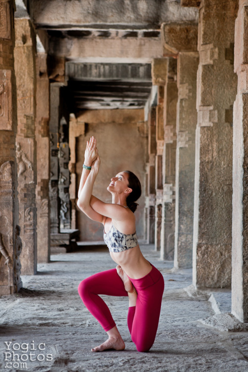 Dana in Melkote, India Dana teaches at Land Yoga in NYC Christine Hewitt © yogicphotos.com