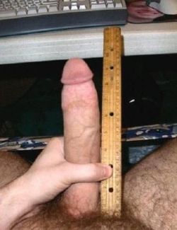 worldsbiggestpenis:  Just shy of 10 inches! World’s biggest penis! Can anyone top this?