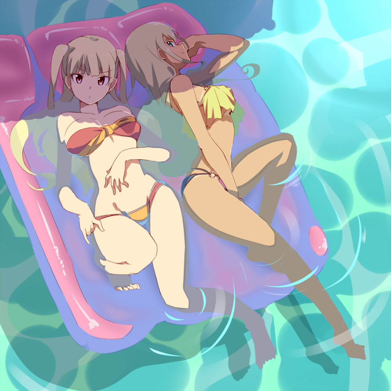 fileth-fileth:  「夏の撮影の合間休憩」/「べべべ」のイラスト