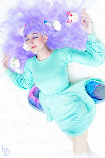 inki-drop:A couple of phenomenal photos of the Bee and Puppycat costumes that sakuranym and I made f