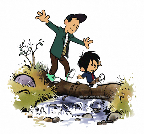 mickeycookies:I’ve seen Calvin and Hobbes tributes a couple times before so I guess I had to throw m