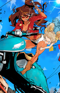 brownmanga:  Michiko to Hatchin by *OverlordJC