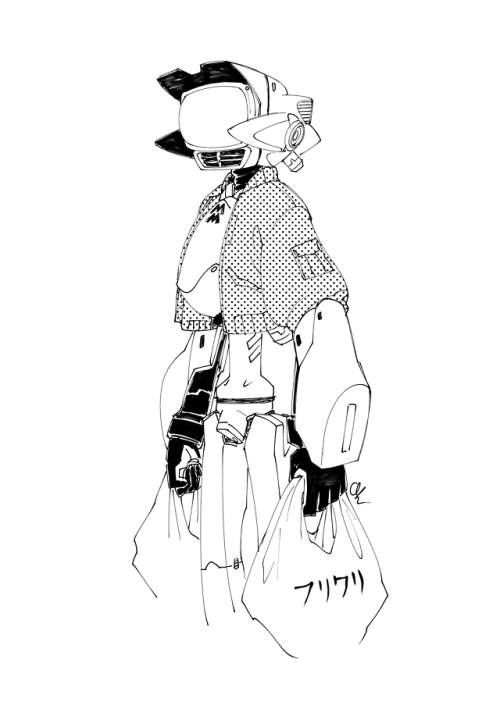 acidwashwerewolf: another warmup that I liked, this time it’s canti from flcl