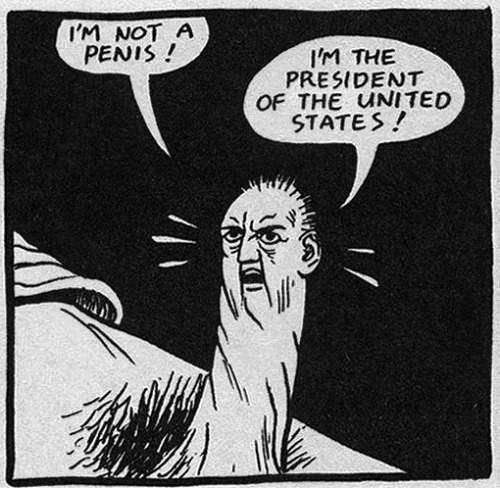 Now more than ever! [Chester Brown from Ed the Happy Clown]
