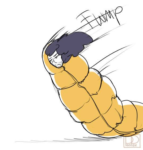 ponpox:  ill-go-with-that-then:  shouta aizawa, collapsing into his sleeping bag: i cannot deal with ONE more loud person today present mic, crashing through the door: HEY SHOUTA MY MAN WANNA GET FOOD aizawa: mic… thank god you’re here, today has