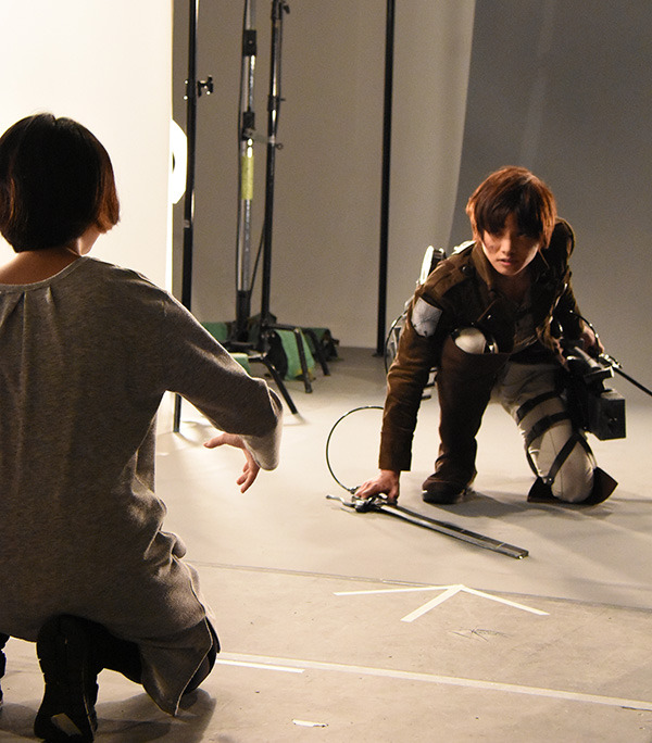 New images of the Shiganshina Trio cast for the upcoming   “LIVE IMPACT”   Shingeki