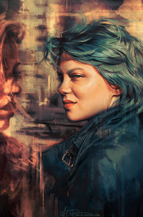 alicexz:  “But I have infinite tenderness for you. I always will. My whole life.” Another painting for my solo art show, “MOMENTS II,” which opens on June 12th at Bottleneck Gallery! One of my personal favorites to come out of it!!
