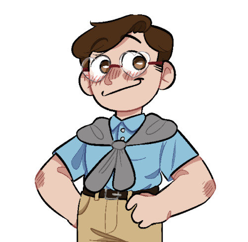 imfroughtwithjelly-sy:Patton’s got some cool new glasses fullbody drawing under the cut Keep r