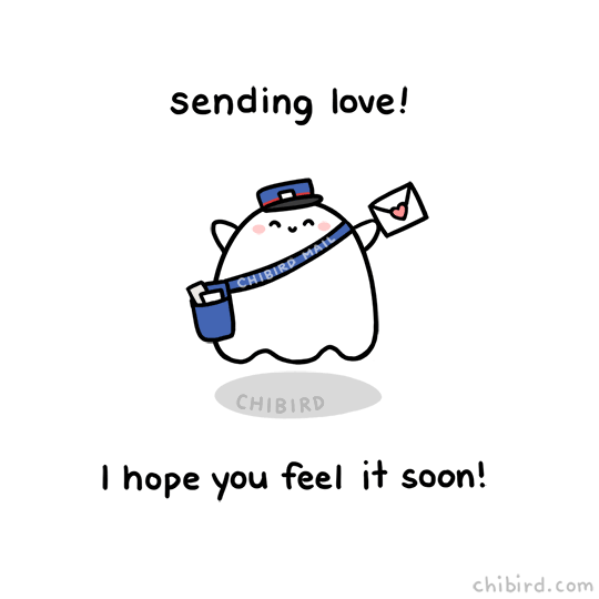 The YUNiversity — chibird: Mail-ghost is sending so much love! ...